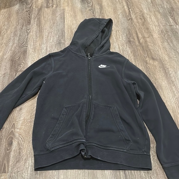 Nike Kid’s Black Zip-Up - Size Large - Picture 1 of 3